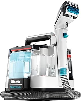 Shark StainStriker Pet Stain & Spot Cleaner with 5 Tools including Pet, Crevice & Hose-Cleaning Tools, 2x Bespoke Cleaning Formulas Remove Stains, Odours & Dirt, Lightweight, 450W, White, PX200UKT