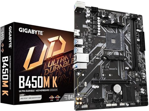 Gigabyte B450M K (Socket AM4/B450/DDR4/S-ATA 600/Micro ATX)