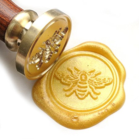 UNIQOOO Arts & Crafts Little Bee Wax Seal Stamp