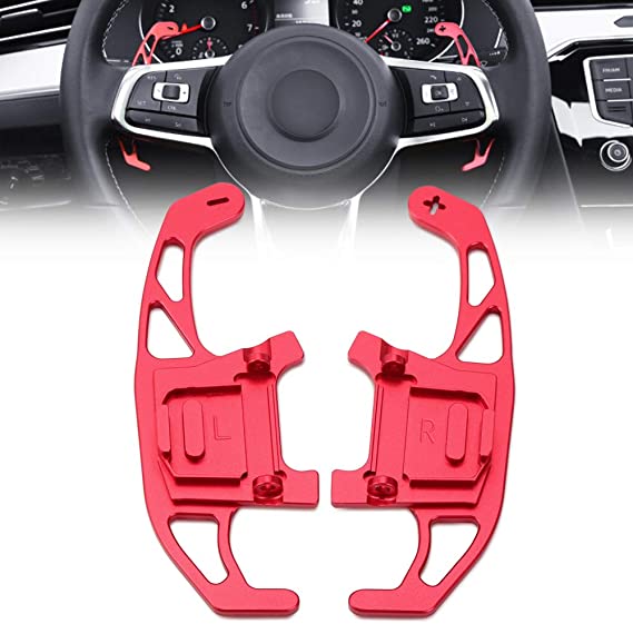 Metal Car Steering Wheel Paddle Extend Shifter Replacement fit for Volkswagen VW GOLF GTI R GTD GTE MK7 7 POLO GTI Scirocco 2014-2019
