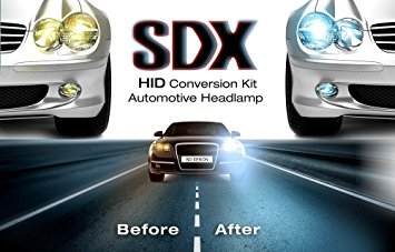 HID Xenon DC Headlight "Slim" Conversion Kit by SDX, H11, 3000K