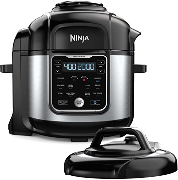 Ninja Foodi 12-in-1, 8 Quart XL Pressure Cooker Air Fryer Multicooker (8-Quart)