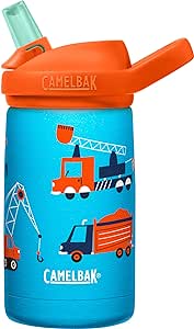 CamelBak Eddy  Kids Water Bottle with Straw, Insulated Stainless Steel - Leak-Proof When Closed