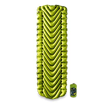 Klymit Static V2 Sleeping Pad, Ultralight, (12% Lighter), Great for Camping, Hiking, Travel and Backpacking