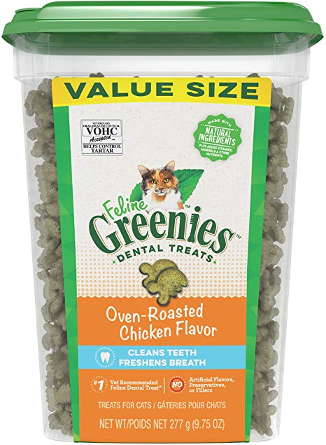 Feline GREENIES Natural Dental Care Cat Treats 9.75-11 oz