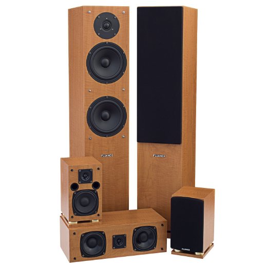 Fluance SXHTB  5 Speaker Surround Sound Home Theater System