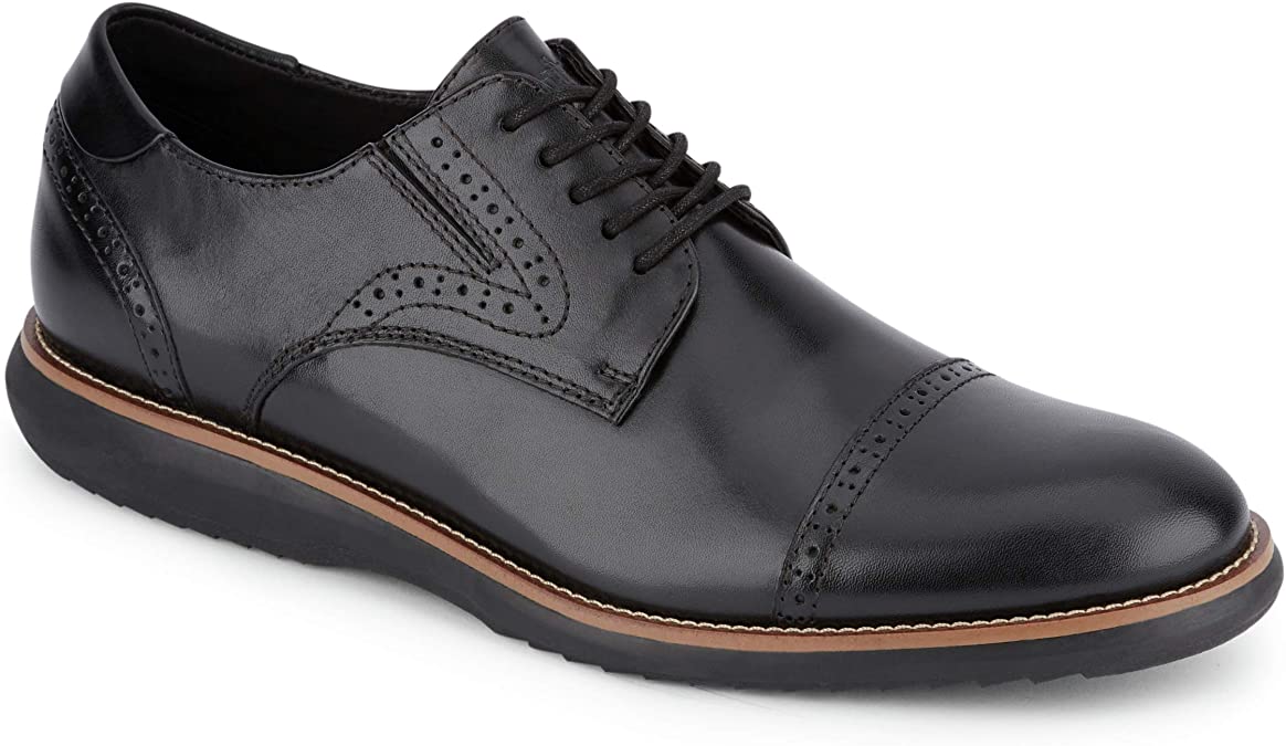 Dockers Mens Beecham Leather Smart Series Dress Oxford Shoe