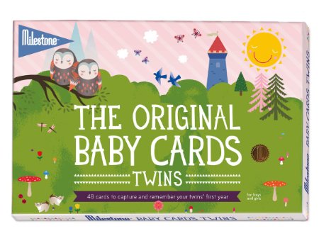Milestone Twins Baby Cards