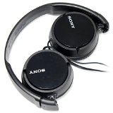 SONY Over Ear Best Stereo Extra Bass Portable Headphones Headset for Apple iPhone iPod  Samsung Galaxy  mp3 Player  35mm Jack Plug Cell Phone Black