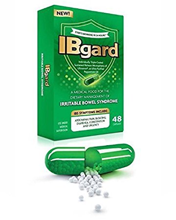 Ibgard Individually Triple-Coated Sustained Release Microspheres of Ultramen Peppermint Oil 48 Capsules , Exp. 11/2018 by IBgard