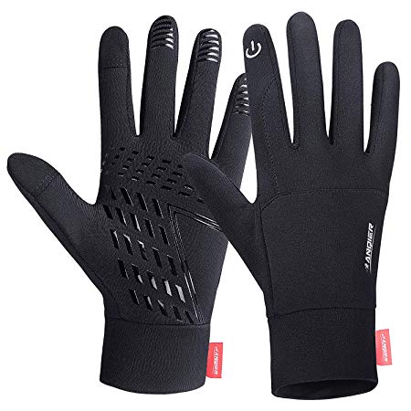 Lanyi Running Sports Gloves Compression Lightweight Windproof Anti-Slip Touchscreen Warm Liner Cycling Work Gloves Men Women