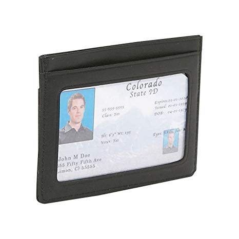 Royce Leather Men's Mini ID And Credit Card Holder