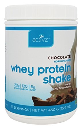 Activz - Whey Protein Chocolate 15-serving canister Powder Shake