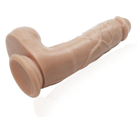 Paloqueth Realskin Flesh Dildos with Suction Cup8 Inch