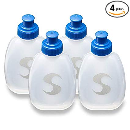 Synergy Running Water Bottles (4-Pack) (6oz 4-Pack, Blue)