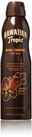 Hawaiian Tropic Royal Tanning Blend Spray 5.4 oz (Pack of 3)