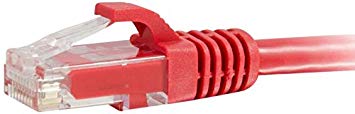 C2G 27184 Cat6 Cable - Snagless Unshielded Ethernet Network Patch Cable, Red (14 Feet, 4.26 Meters)