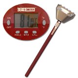 Grill Beast Digital Meat Thermometer - BBQ - Cooking - Instant Read with Stainless Steel Casing and Probe