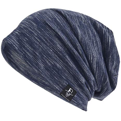 VECRY Men Slouch Hollow Beanie Thin Summer Cap Skullcap