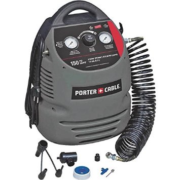 PORTER-CABLE CMB15 150 PSI 15 Gallon Oil-Free Fully Shrouded Compressor