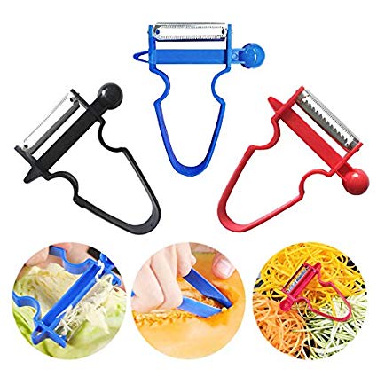 Magic Trio Peeler Set of 3, Multifunctional Kitchen Tools for Mom, Peel Anything In Seconds With The Amazing 3pc Peeler Set