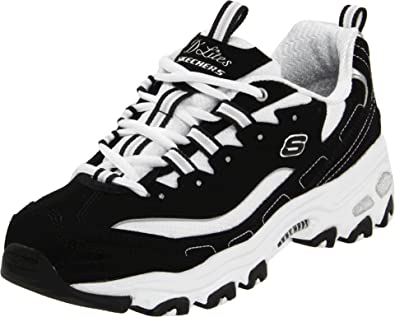 Skechers Sport Women's D'Lites Original Non-Memory Foam Lace-Up Sneaker