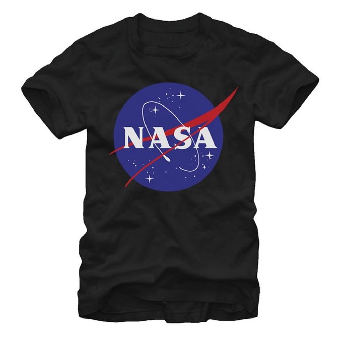 Fifth Sun NASA Logo Adult T-shirt - Black