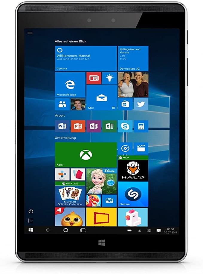 HP Pro 608 G1 Professional Tablet 7.86" Touchscreen QHD(2048x1536), Intel Atom x5 Z8550, 4GB RAM, 64GB eMMC SSD, WiFi, Windows 10 Pro -Grey (Only 12.7oz)