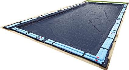 Blue Wave Bronze 8-Year 12-ft x 24-ft Rectangular In Ground Pool Winter Cover