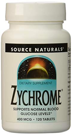 SOURCE NATURALS Zychrome Tablet, 120 Count