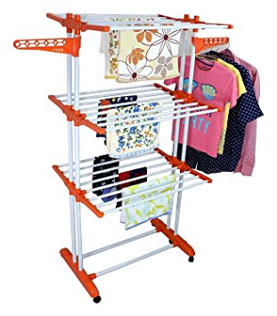 Synergy™ - Heavy Duty Double Pole Cloth Drying Stand (Lifetime Warranty) - (SY-CS9)