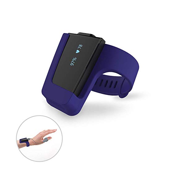 Viatom Wrist Pulse Oximeter, Sleep Oxygen Monitor Tracking Overnight Oxygen Saturation,Smart Vibration Alarm for Snore and Sleep Apnea, Sleep Aid for CPAP Machine