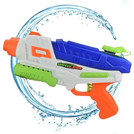 AMGlobal Super Soaker Blaster, Water Gun, Water Pistol, Beach Toys With 26 Feet Shooting Distance 33 Ounces Capacity For Kids For Swimming Party Bath Time