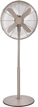 Zanussi ZNMPF1601PN Pedestal Fan, 60 W, Pearl Nickel