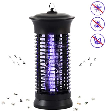 Electric Bug Zapper Indoor, Mosquito Killer with Instant Killing Effect, Fly Insect Attractant Trap, Portable Standing or Hanging for Bed Room Living Room
