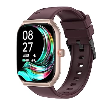 Titan Smart 3 Premium Smart Watch|1.96" Super AMOLED Display with 410x502 Pixel Resolution|SingleSync BT Calling|NitroFast Charging|110  Sports Modes|200  Watchfaces|Upto 7 Days Battery (Beige)