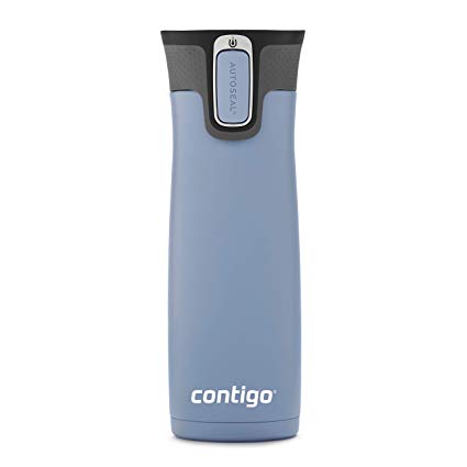 Contigo AUTOSEAL West Loop Vacuum-Insulated Stainless Steel Travel Mug, 20 oz, Earl Grey