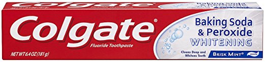 Colgate Baking Soda and Peroxide Whitening Toothpaste, 6.4Oz