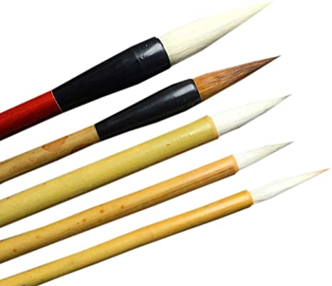 UE STORE Chinese Paint Brush Set 5 Pcs Ink Painting Brushes