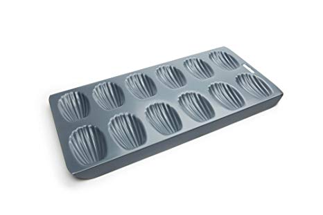 Fox Run 44925 Non-Stick Madeleine Pan, Carbon Steel, 12-Cup