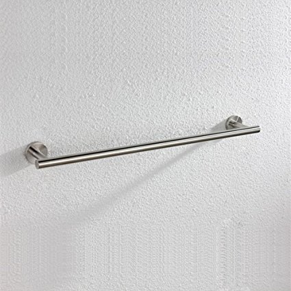 XVL Bathroom Towel Bar Stainless Steel, Brushed Steel G203