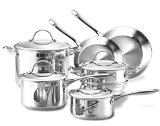 Cooks Standard NC-00203 Classic Stainless Steel 10-Piece Cookware Set