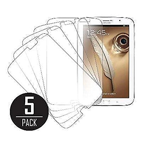 Samsung Galaxy Note 8.0 Tablet Screen Protector Cover, MPERO Collection 5 Pack of Clear Screen Protectors for Samsung Galaxy Note 8.0