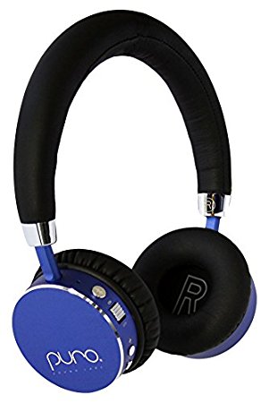 Puro Sound Labs Kids Volume Limiting Bluetooth Wireless Headphones (Blue)
