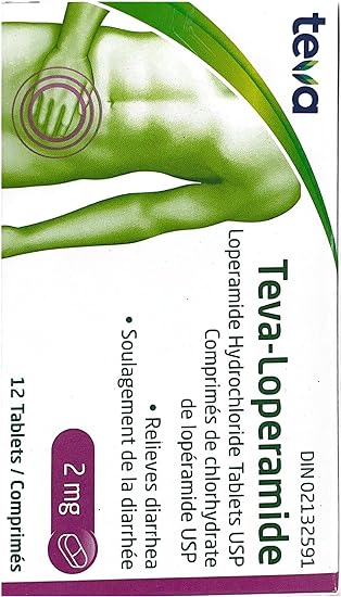 Teva Relieves Diarrhea 12 Count (Pack of 1)