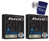 Enzyte Male Enhancement Supplement Pills  Doctor-Formulated with Korean Red Ginseng Horny Goat Weed Ginkgo Biloba Grape Seed Extract and More - Enhance Performance Quality Stamina Arousal and Response - Manufactured in USA - Plus Free Enzyte Koozie- 2 Month Supply 80 Capsules