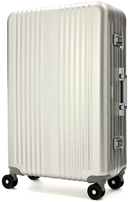 Enkloze Blade X Aluminum Suitcase - 4 Wheel Spinner 100% Aluminum TSA Approved (Large - 29", Silver)