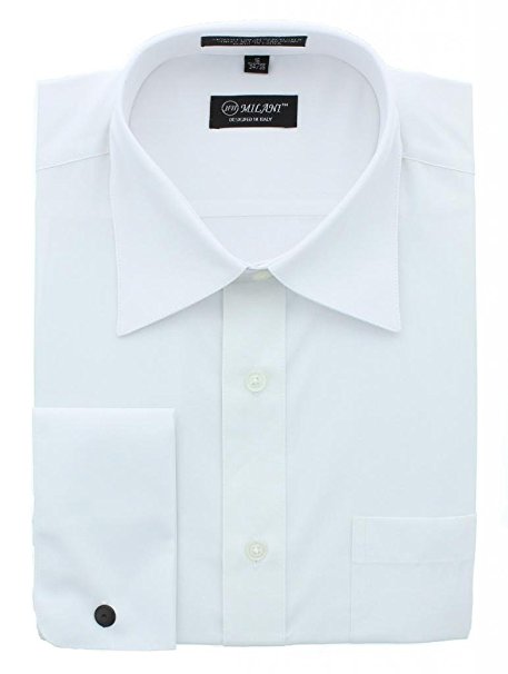 Milani Standard Fit Dress Shirt With French Cuffs