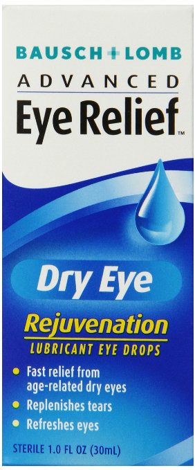 Bausch & Lomb Advanced Eye Relief Rejuvenation Lubricant Eye Drops, 1-Ounce