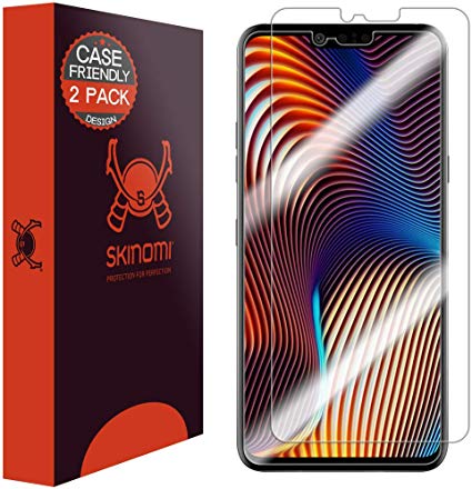 Skinomi TechSkin [2-Pack] (Case Compatible) Clear Screen Protector for LG G8 ThinQ Anti-Bubble HD TPU Film